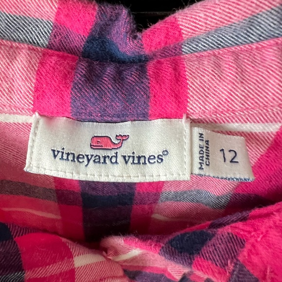 Pink Plaid Long Sleeve Dress - Picture 3 of 3